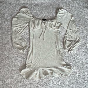 Forever21 Long Sleeve Ruffle Dress